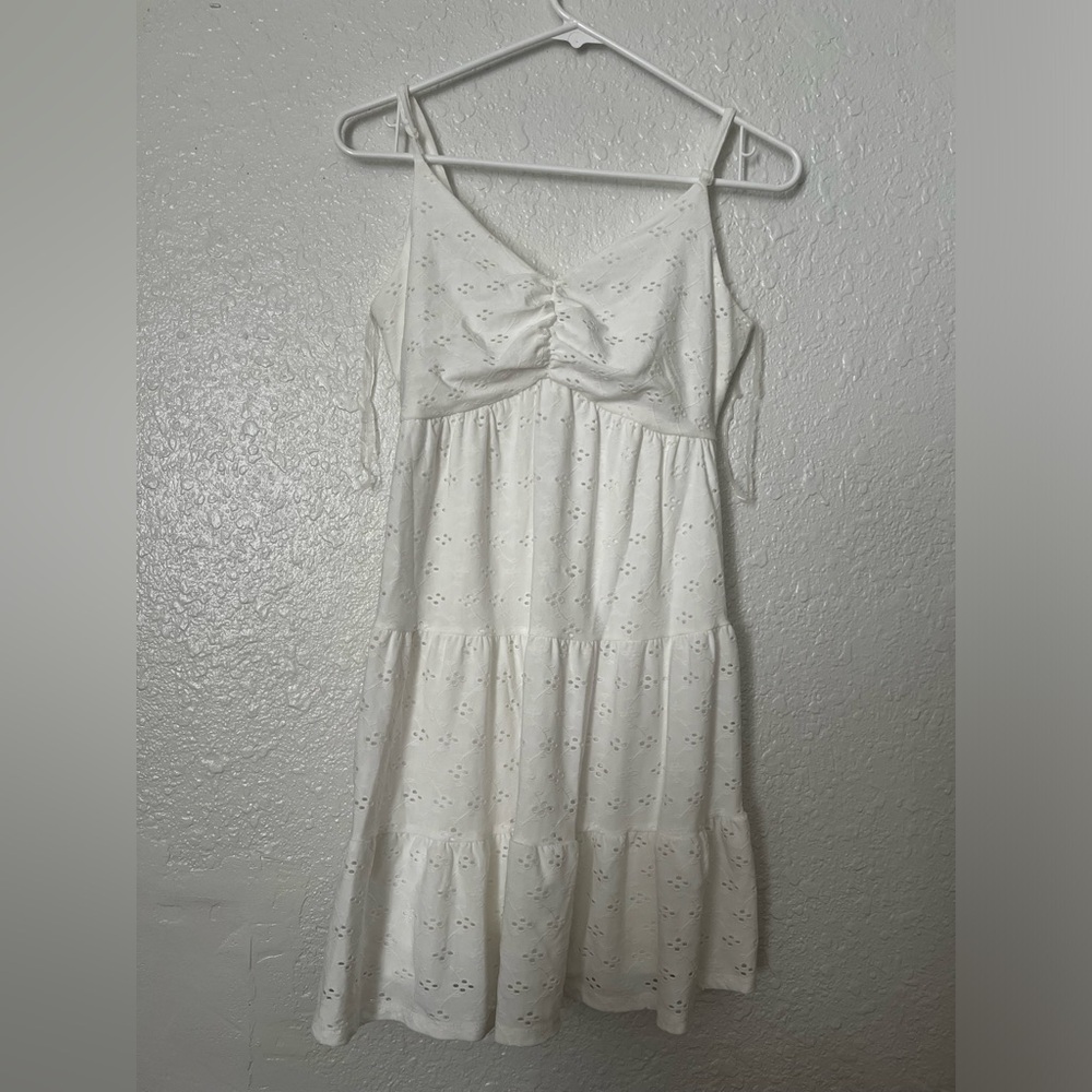 Casual white dress